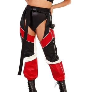 iHeartRaves Let's Play Faux Leather Chaps